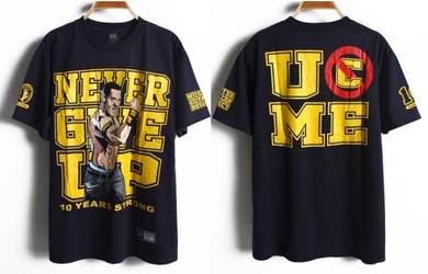 NEVER GIVE UP 10 YEARS STRONG U C ME BLACK T-SHiRT