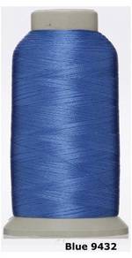 Blue 9432 Embroidery Machine Thread Benang Sulam