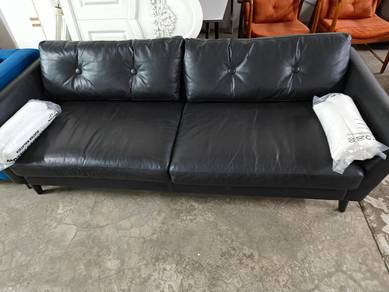 Display set leather furniture
