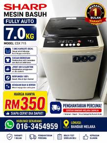 mesin basuh Sharp 7kg 