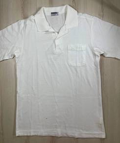 Puma Vintage White Collar Tee #CJ Used
