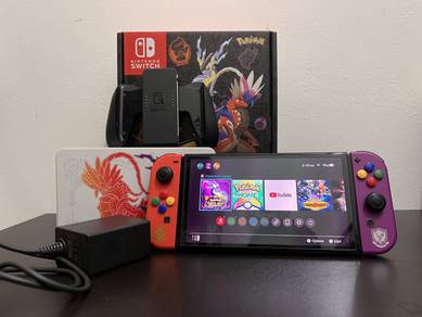 Switch OLED - SCARLET VIOLET EDITION