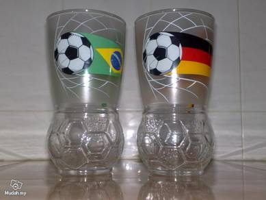 Cawan Carlsberg world cup glass 2