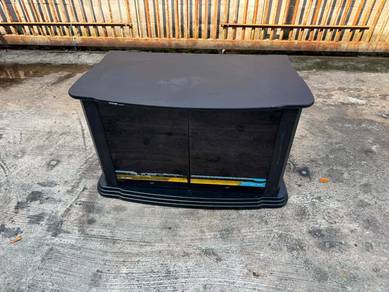 4ft Mobile TV Cabinet Audio Console Rack Shelves