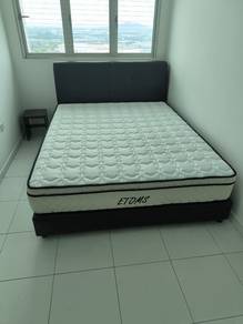 Queen Size Bed Frame + Mattress