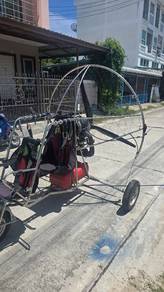 Solo and tandem paramotor set