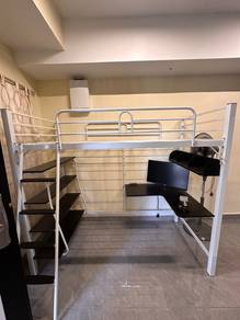 Loft Bed with study tables and shelves