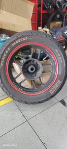 spot rim dn spasang tayar untuk dijual