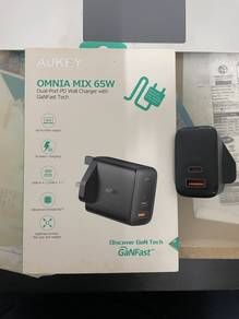 AUKEY Omnia Mix 65W Dual-Port PD Wall Charger