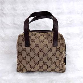 Gucci Vintage Beige GG Canvas Balthus Tofu Bag