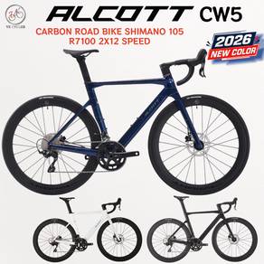 ALCOTT CW5 Carbon 2x12 Speed Carbon Wheelset 700C