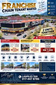 Shop lot For Rent in Kulim,KDH