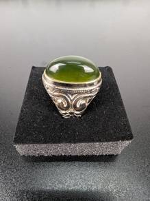 Cincin Permata Serpentine Green Apple