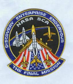 NASA SCA Discovery Enterprise Final Space Patch
