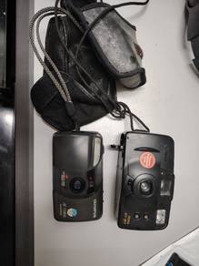 Canon and Olympus film camera