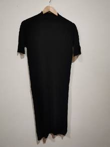 Women's Knitted Black Dress
