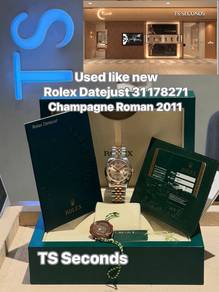 Rolex Datejust 31mm 2011 178271 Champagne Dial