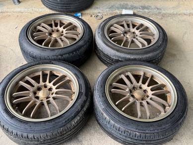 Sport Rim 16 Second Volk Rays RE30 Bronze Siap Tay