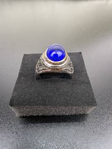 Cincin Batu Nilam Bangkok (Blue Sapphire)
