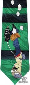 Daffy Duck Golf Novelty Cartoon Fancy Neck Tie