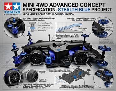 Tamiya 4WD Bmax Setup Custom Body