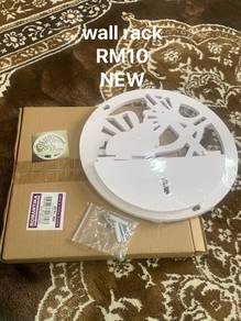 white wall rack