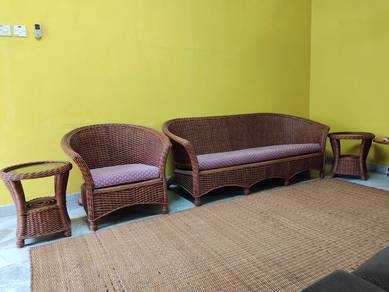 Rattan 3 Seaters Sofa