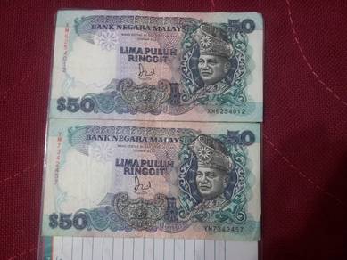 Malaysia RM50 6th series Dato Jaffar XM