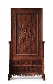Antique large screen panel