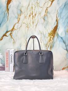 Prada Black Saffiano Leather Business Bag