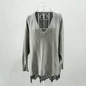 Cecil McBee Sweater With Lace