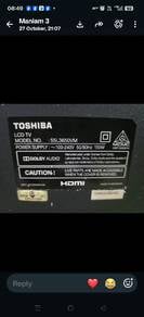 good condition 9/10 LCD tv 55 inci