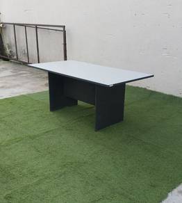 YE84A Meja Tulis 180 x 90 cm Writing Table Grey