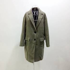 Uniqlo Oversize Olive Green Trend Coat