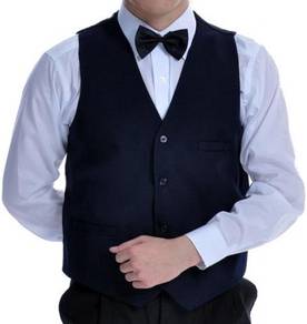 Catering Vest Hitam / Bow tie Hitam