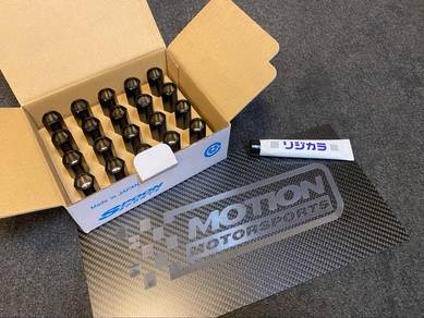 Spoon Sports Black Lug Nut M14x1.5 Honda FK8 FL5