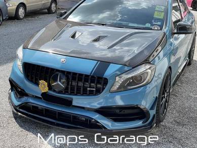 Mercedes w176 a250 a45 carbon bonnet