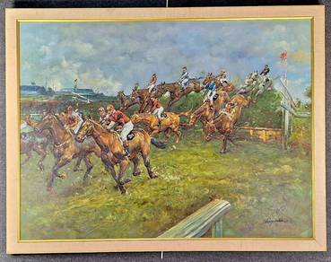 Framed Oil Painting -The Grand Chase