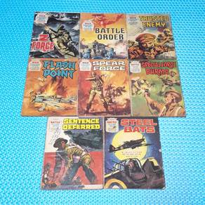 Vintage 1970s War & Battle Picture Library Comics