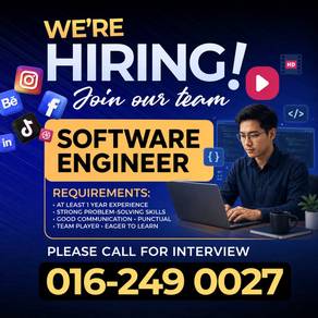 Software Engineer (Cheras)