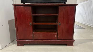 Rak TV Kayu Jati Untuk Dijual