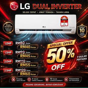 Aircond LG Dual Inverter (Beaufort SBH01)