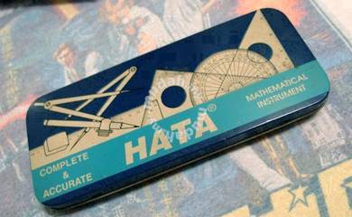 Vintage HATA Mathematical Instrument Set