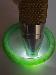 54.10 X 47.80mm Oval Shape Jadeite Jade Bangle