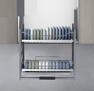 Kitchen Cabinet Cupboard Drawer Rak Dapur Dish