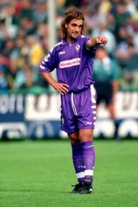 Rare jersey tribute to batistuta 9 fiorentina