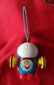 Running! Doraemon Pull-Back Car Figure Mascot Stra