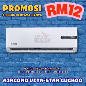 Fujiaire Cuckoo Aircond 1.5HP Bulanan Murah