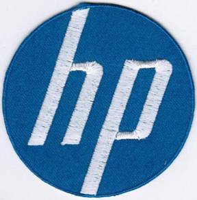 HP Hewlett-Packard Embroidered Badge Iron On Patch