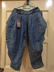 3/4 Jean harem pants